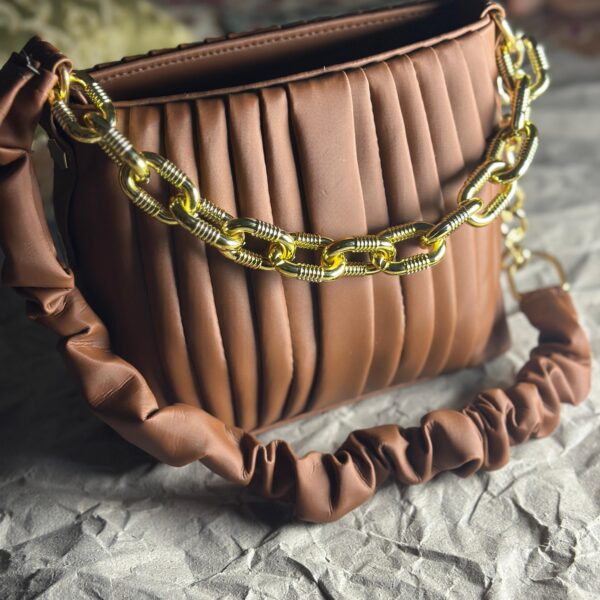 Premium quality brown colour Handbag for girls