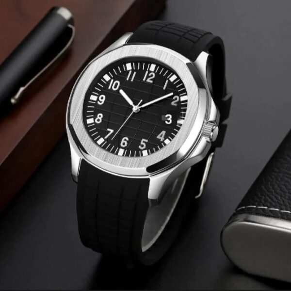 Premium quality silver watch for men