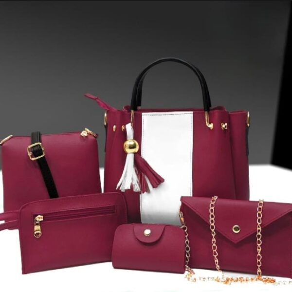 Set of 5 bags (shoulder bags) for women